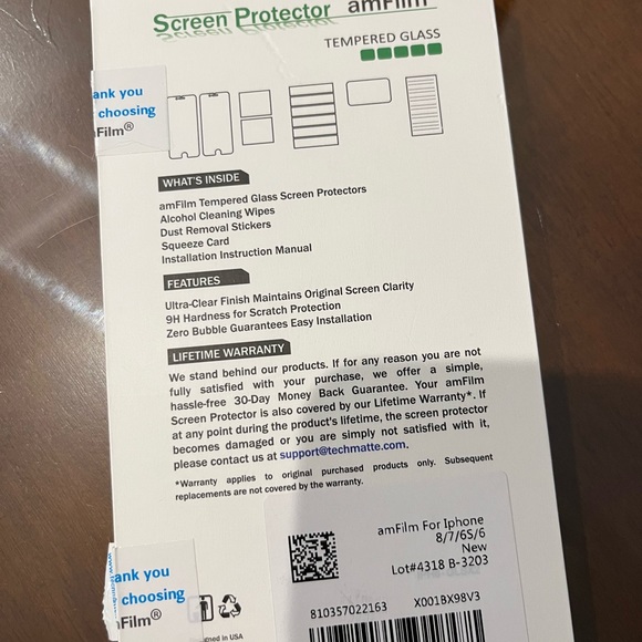 Screen Protector fits 8, 7, 6S, 6 - Picture 3 of 4